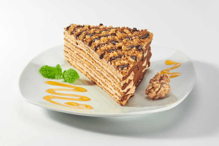 Honey Cake with walnuts