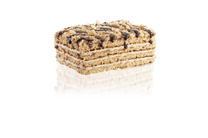 Honey Baby Cake with walnuts