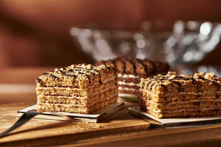 Gluten-Free Baby Cake with walnuts