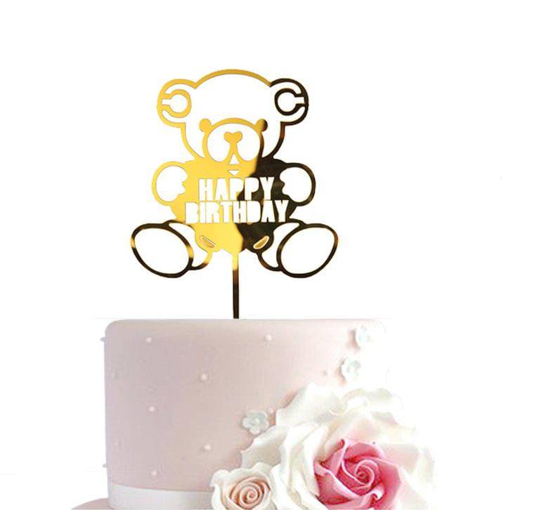 Happy Birthday Luxury Cake Topper